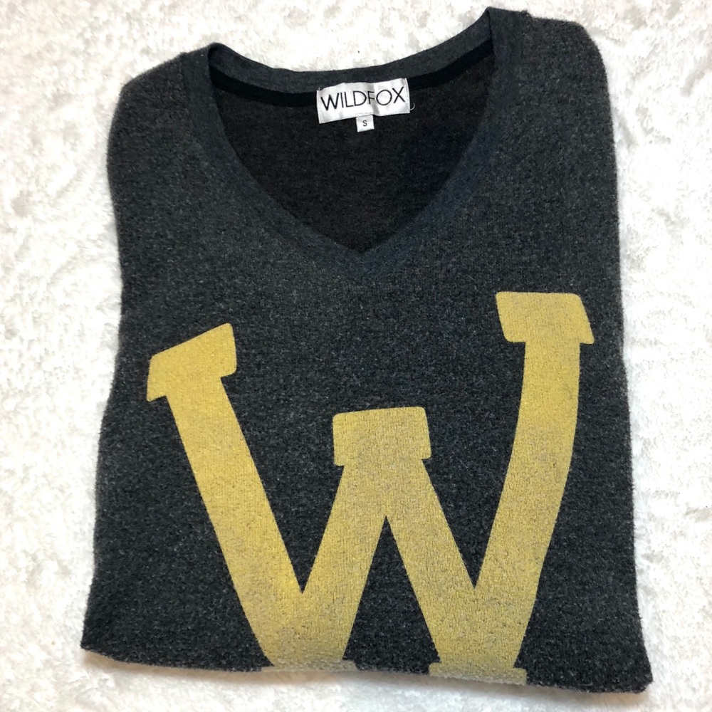 Wildfox Gray W Sweater